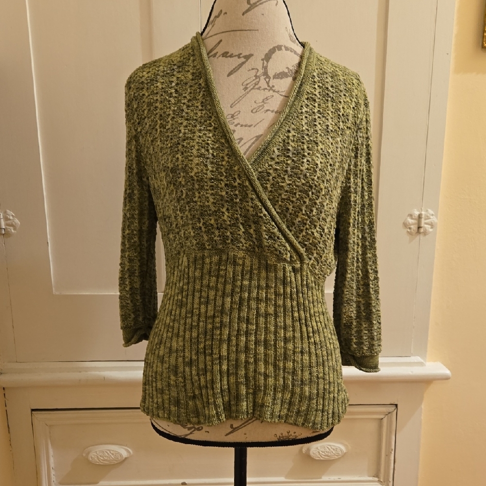 Kenar moss green sweater Sz L